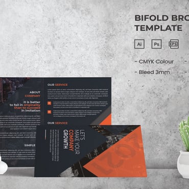 Trifold Flyer Corporate Identity 191382