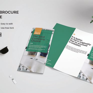 Trifold Flyer Corporate Identity 191385