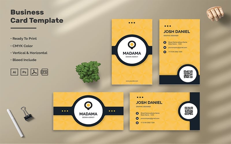 Madama - Business Card Template