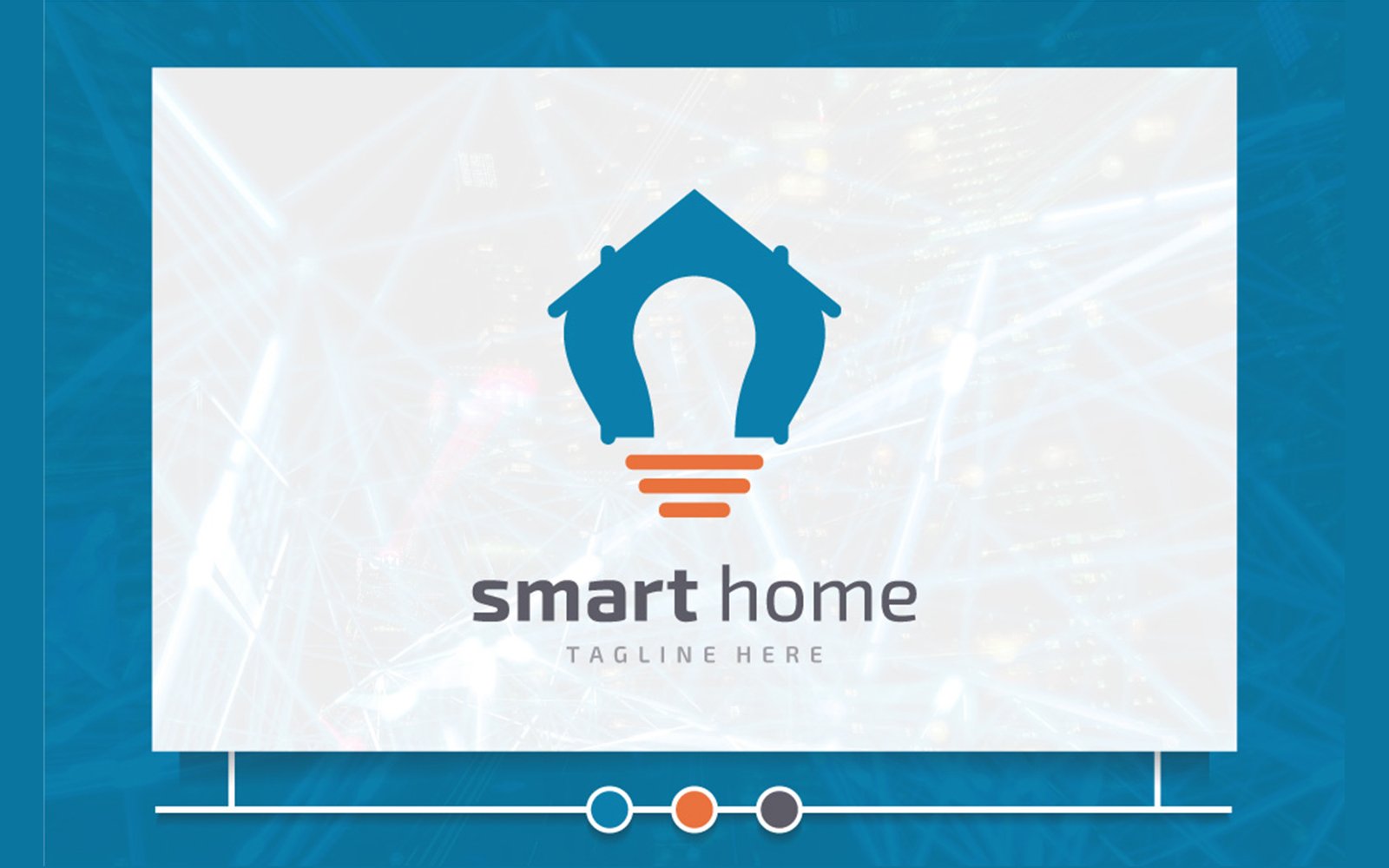 Creative And Modern Concept Vector Smart Home Logo Design