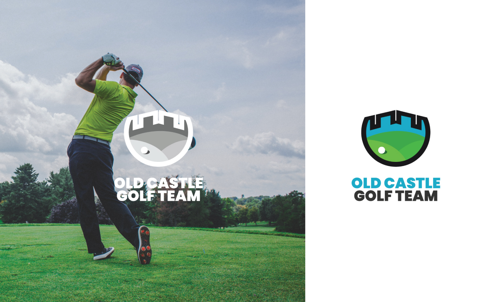 Golf Field Teams Logo Template