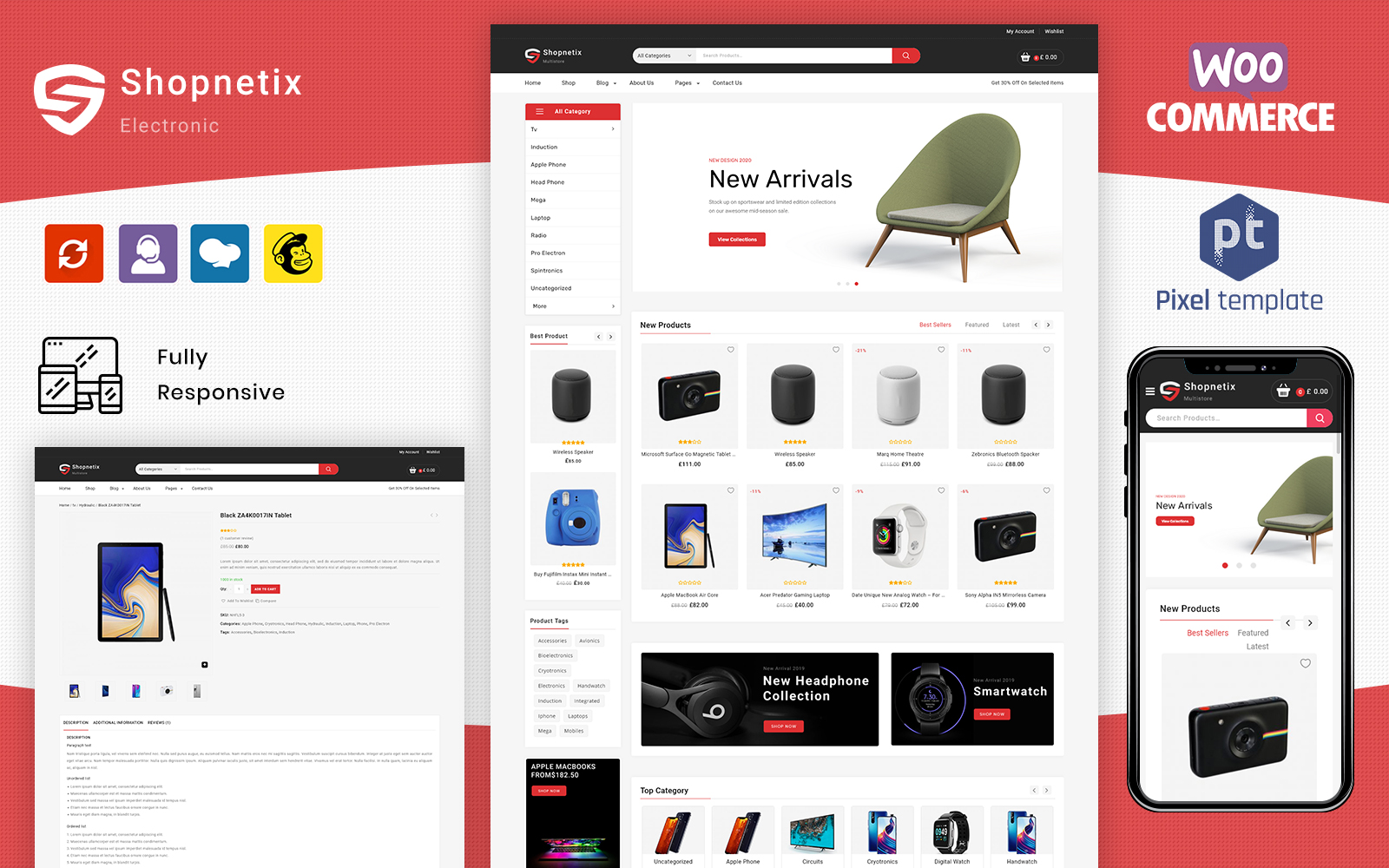 Shopnetix - Multipurpose eCommerce WordPress Template