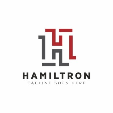 Letterh Logohotelinitialinsuranceironletterlogotypemetalmodernprofessionalreal Logo Templates 191539