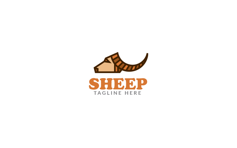 Sheep Bond Logo Design Template