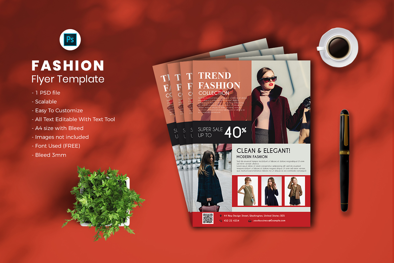 Fashion Flyer Template vol.24