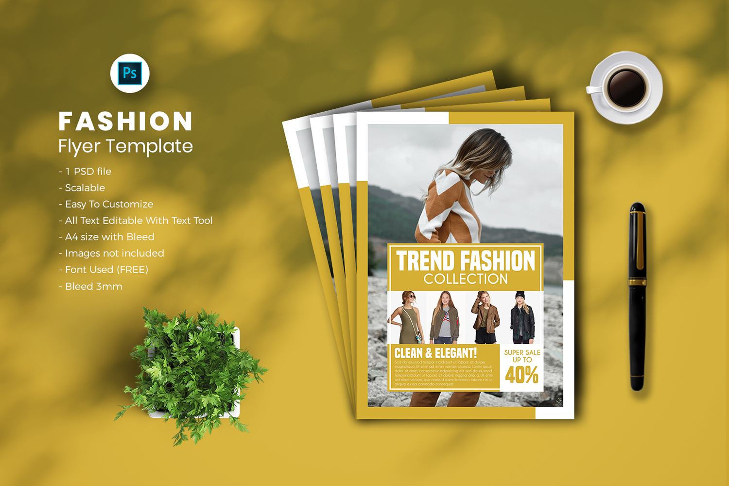 Fashion Flyer Template vol.28