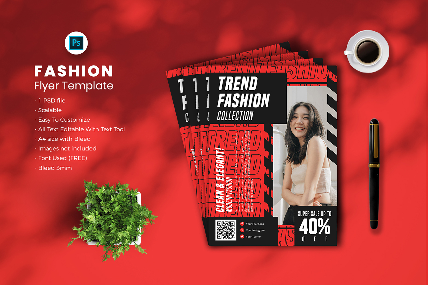 Fashion Flyer Template vol.30