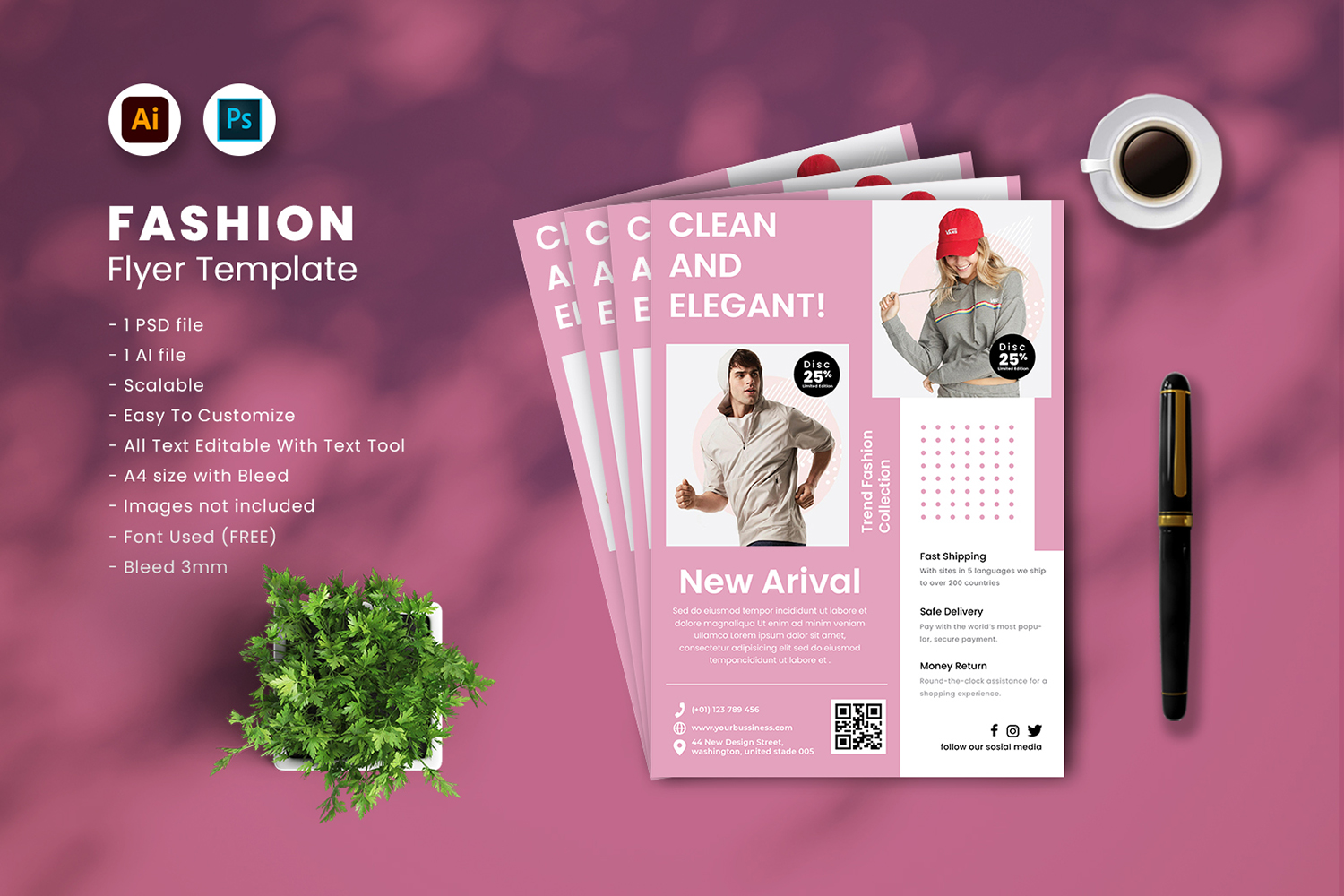 Fashion Flyer Template vol.36