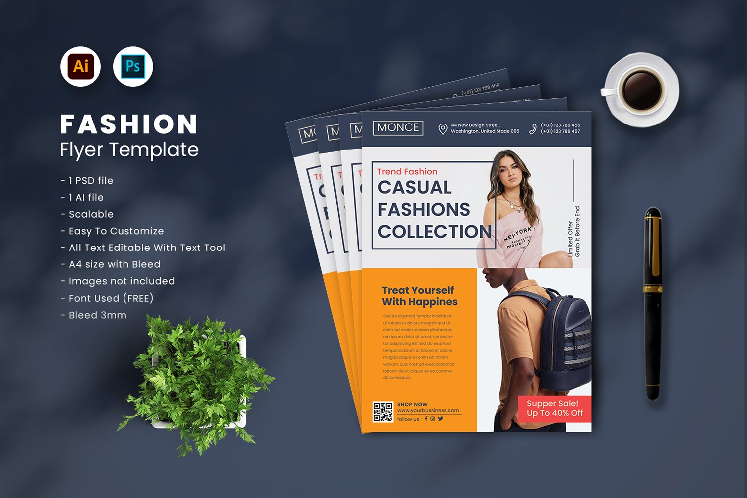 Fashion Flyer Template vol.37