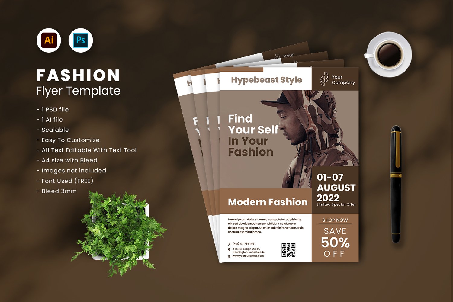 Fashion Flyer Template vol.39