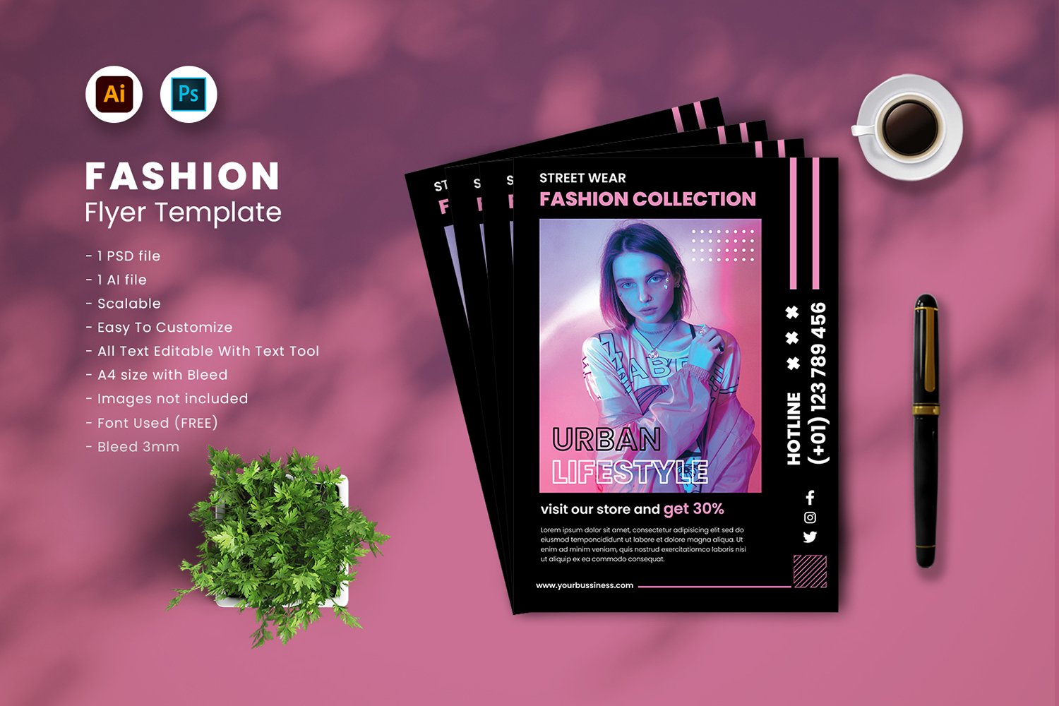 Fashion Flyer Template vol.40