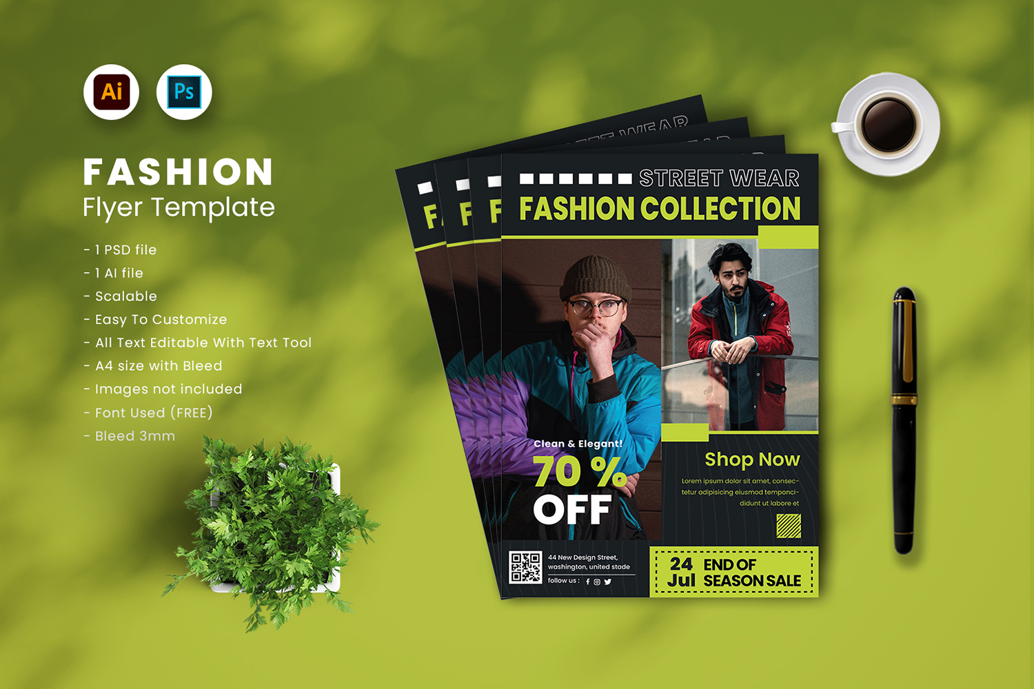 Fashion Flyer Template vol.41