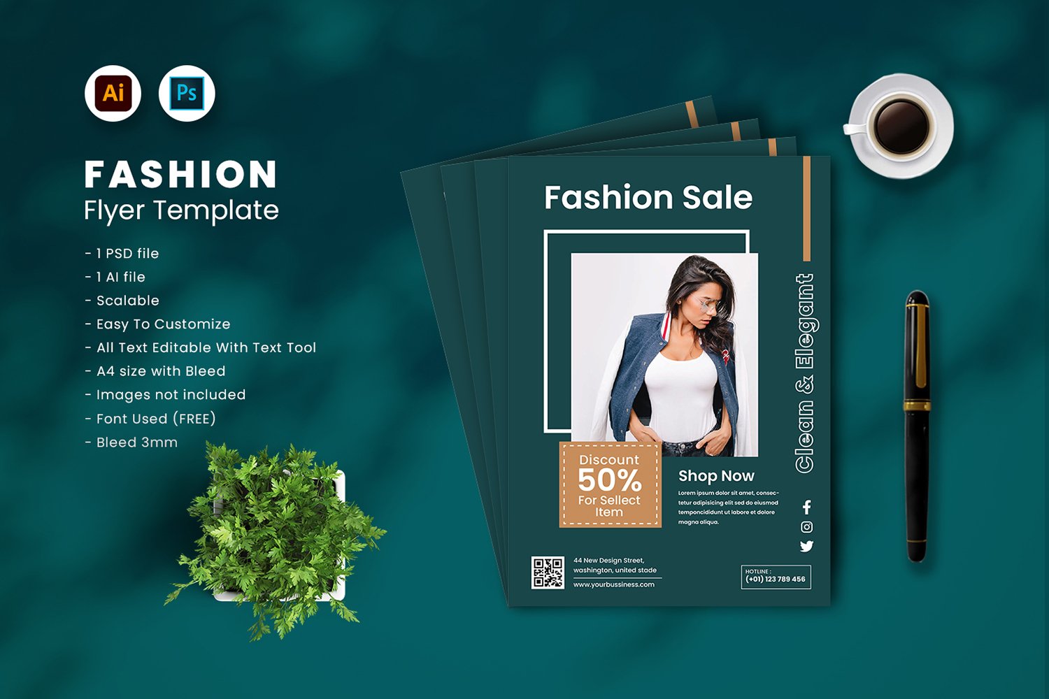 Fashion Flyer Template vol.42