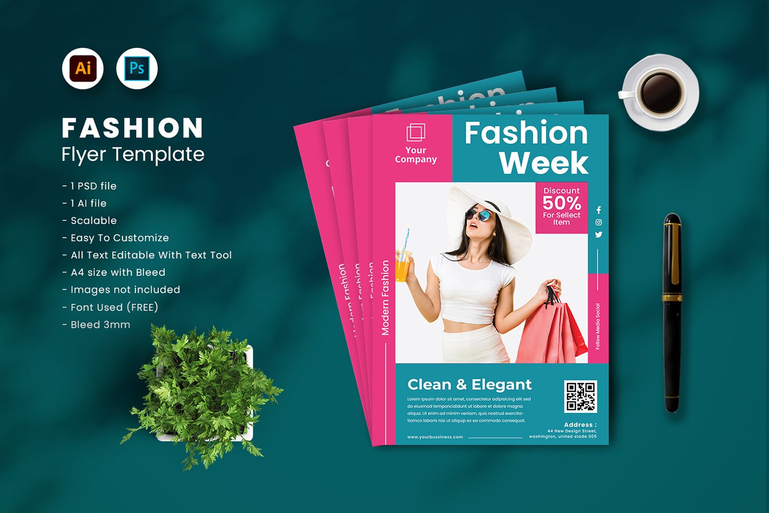 Fashion Flyer Template vol.43