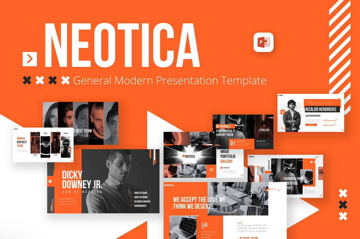 Neotica Multipurpose Modern PowerPoint Template