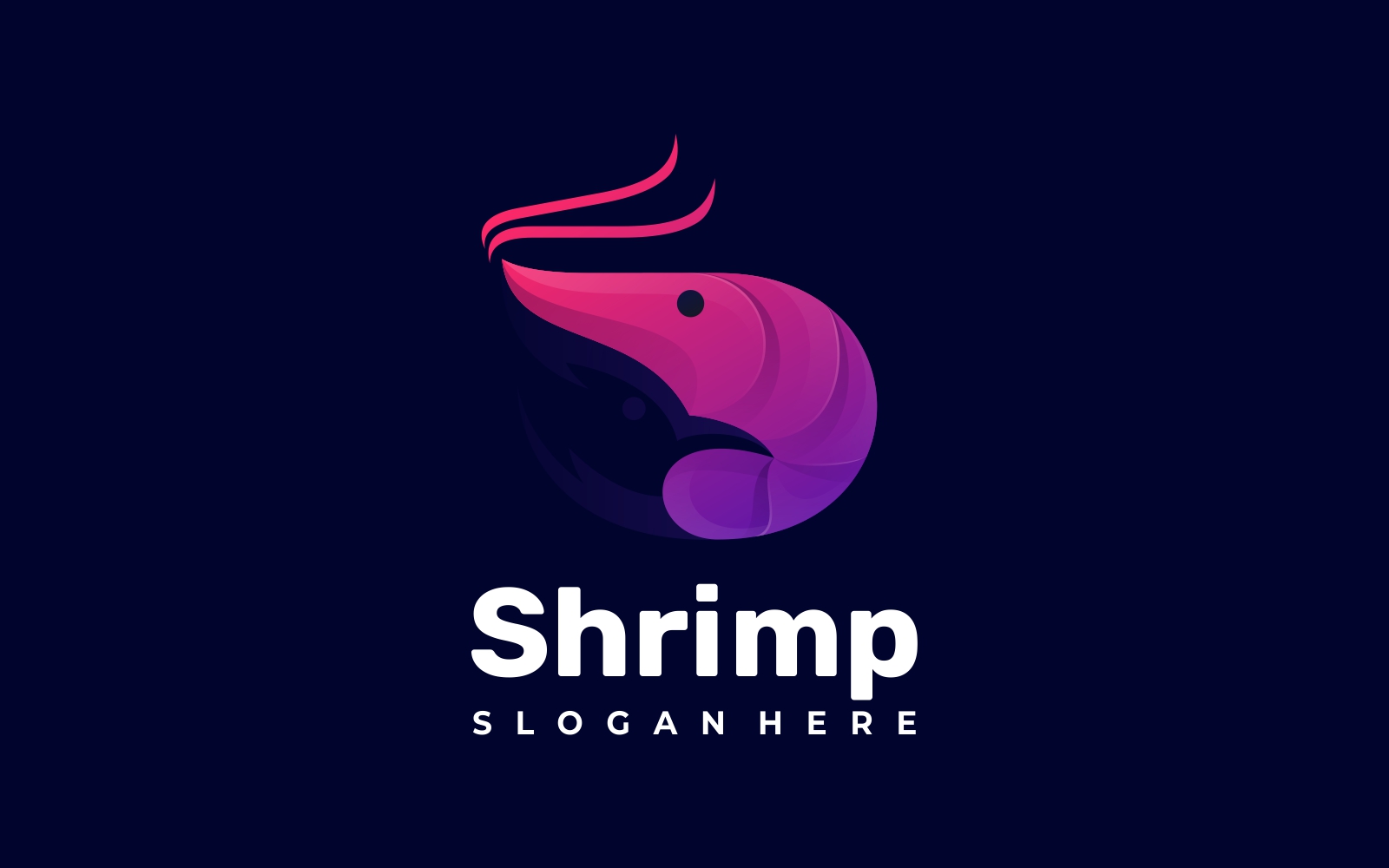 Shrimp Gradient Logo Style