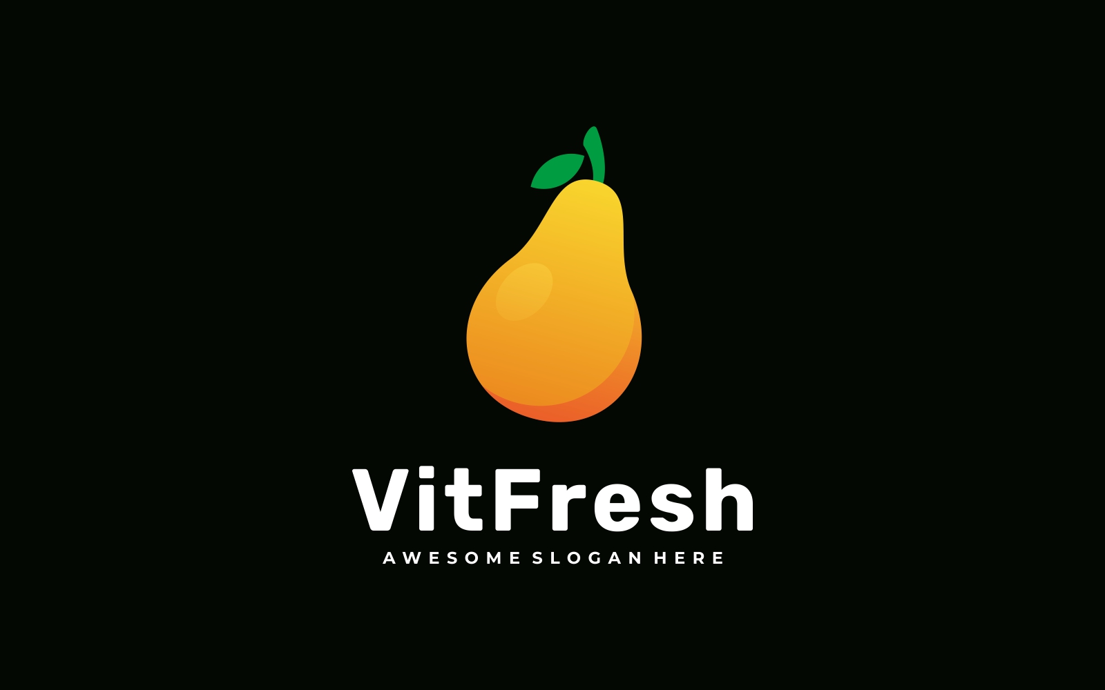 Pear Vit Fresh Gradient Logo