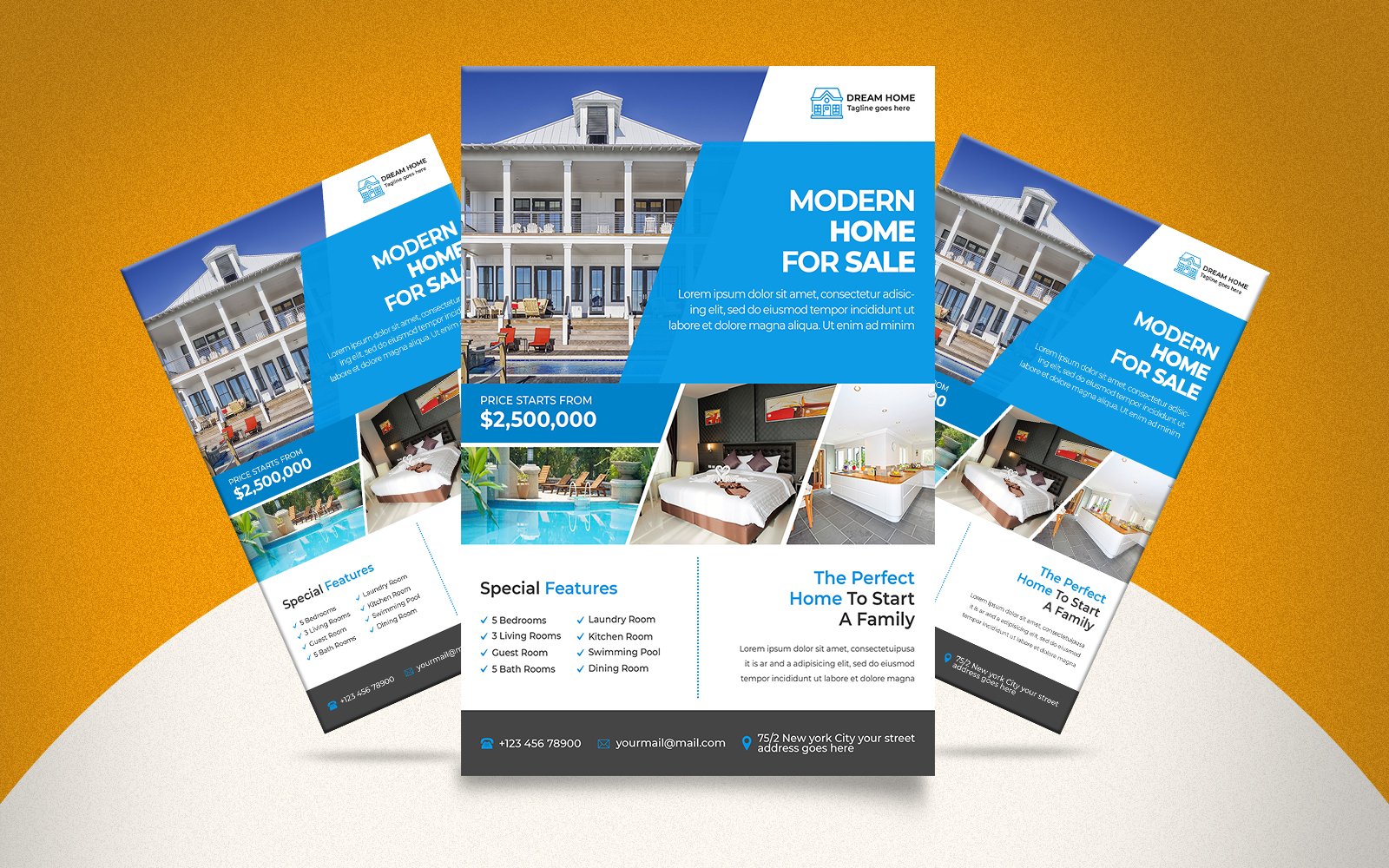 Modern Real Estate Flyer Template