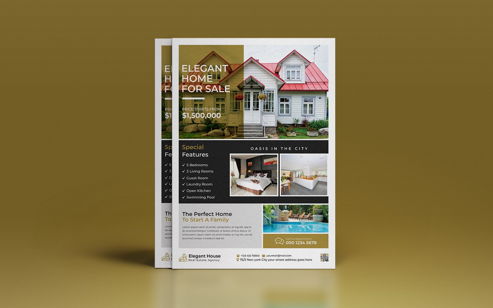 Real Estate Modern Flyer Template