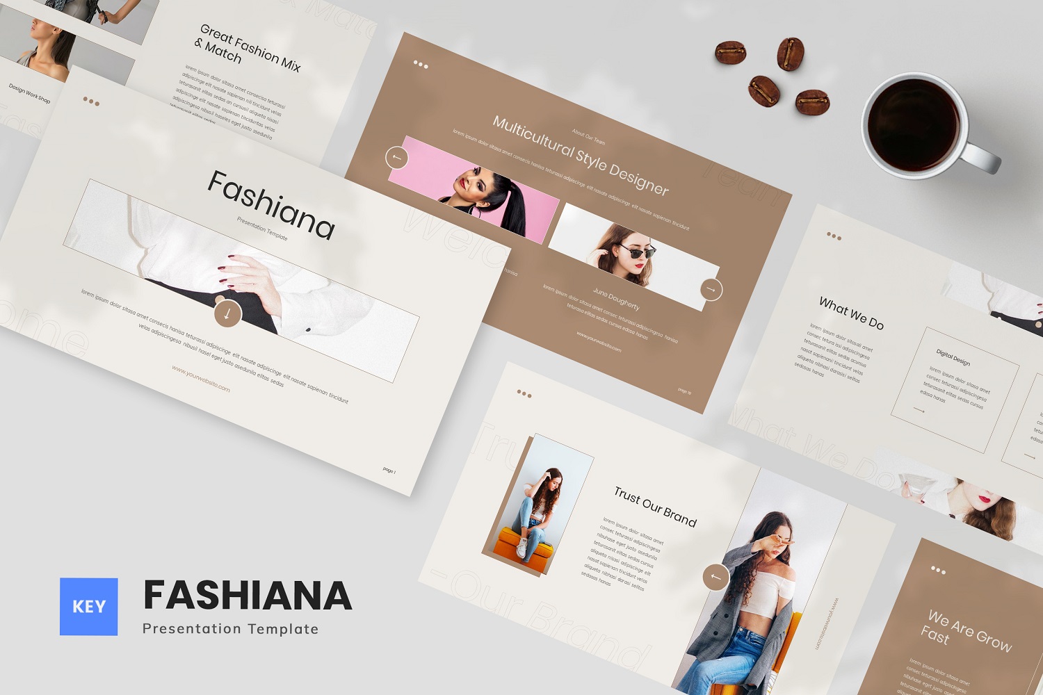 Fashiana - Fashion Profile Keynote Template