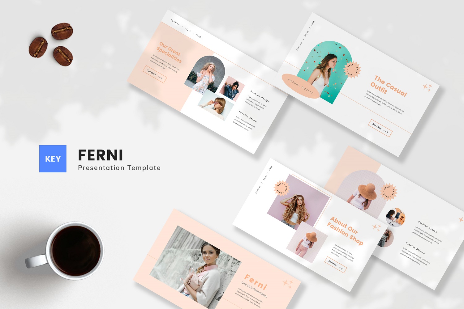 Ferni - Chic Style Keynote Template