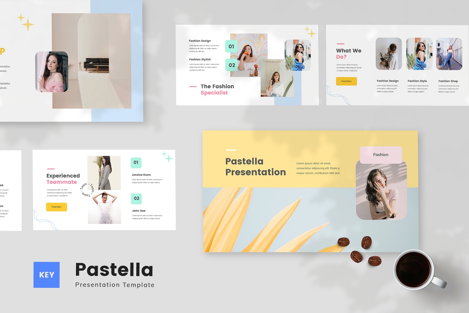 Pastella - Pastel Style Keynote Template