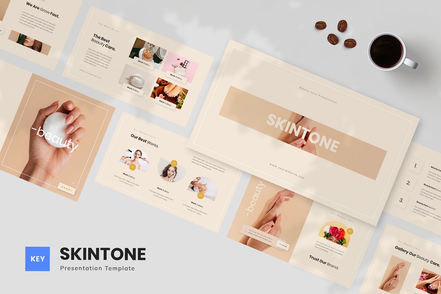 Skintone - Beauty Care Keynote Template