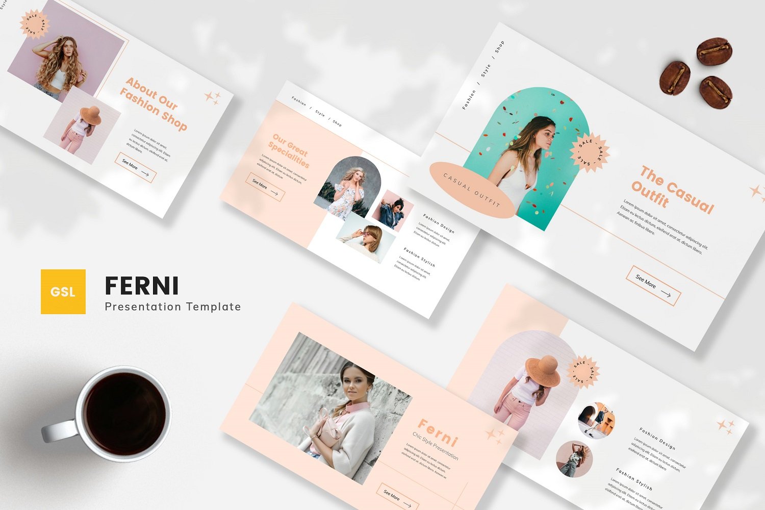 Ferni - Chic Style Google Slides Template