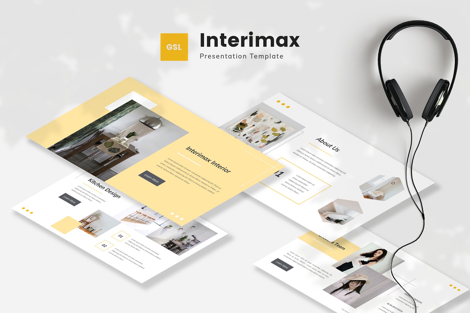 Interimax - Interior Google Slides Template