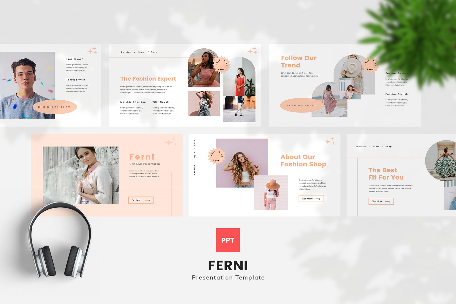 Ferni - Chic Style Powerpoint Template