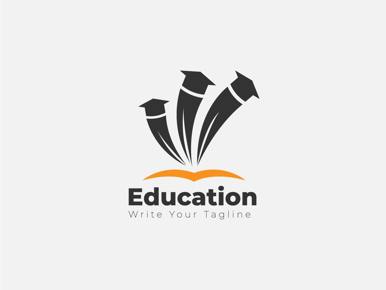 Education Logo Concept For Happy Celebration For Graduation