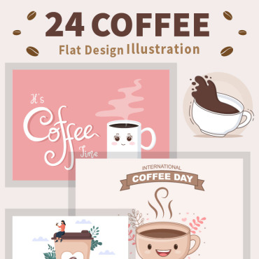 Cup Cafe Illustrations Templates 192261