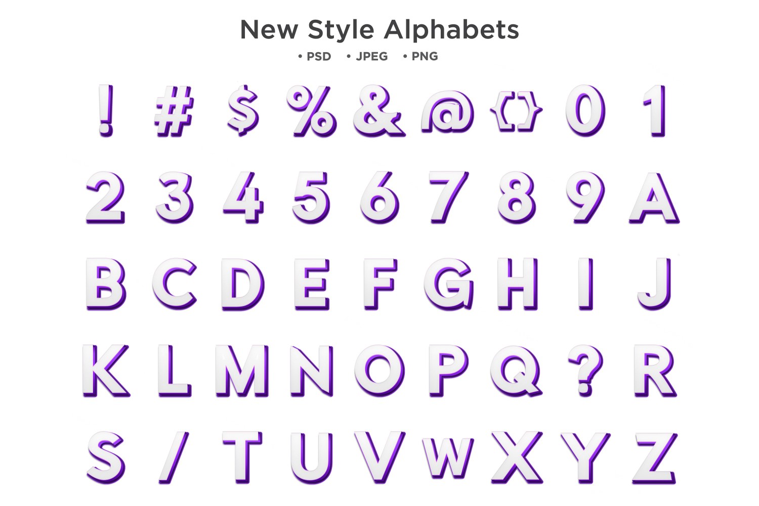 New Style Alphabet, Abc Typography