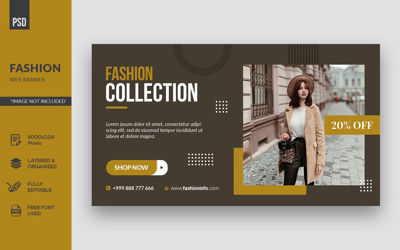 Fashion Web Banner Corporate Identity Template