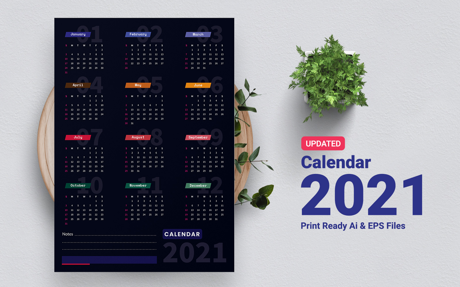 Quality And Perfect Calendar 2021 Planner