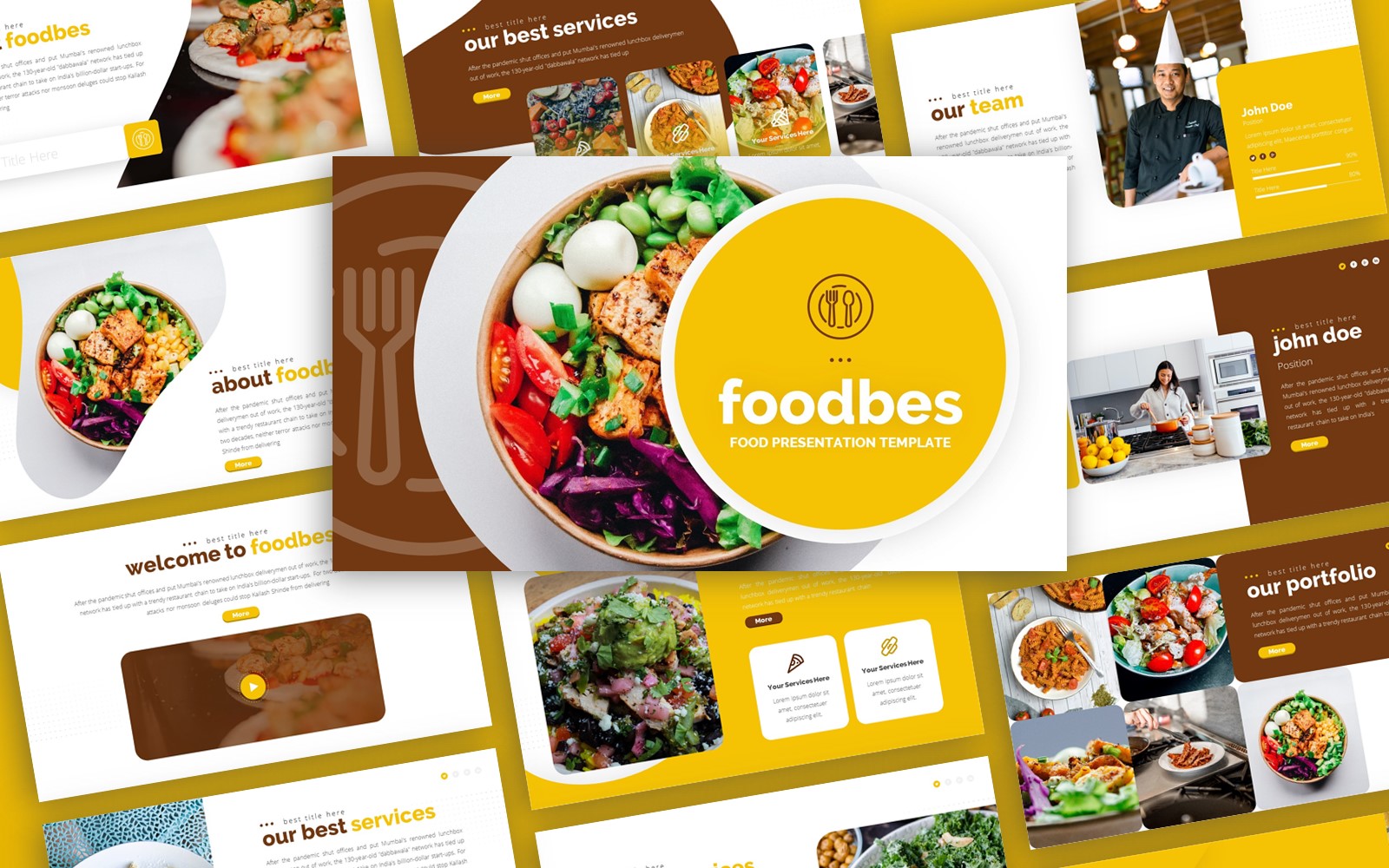 Foodbes - Food Multipurpose PowerPoint Template