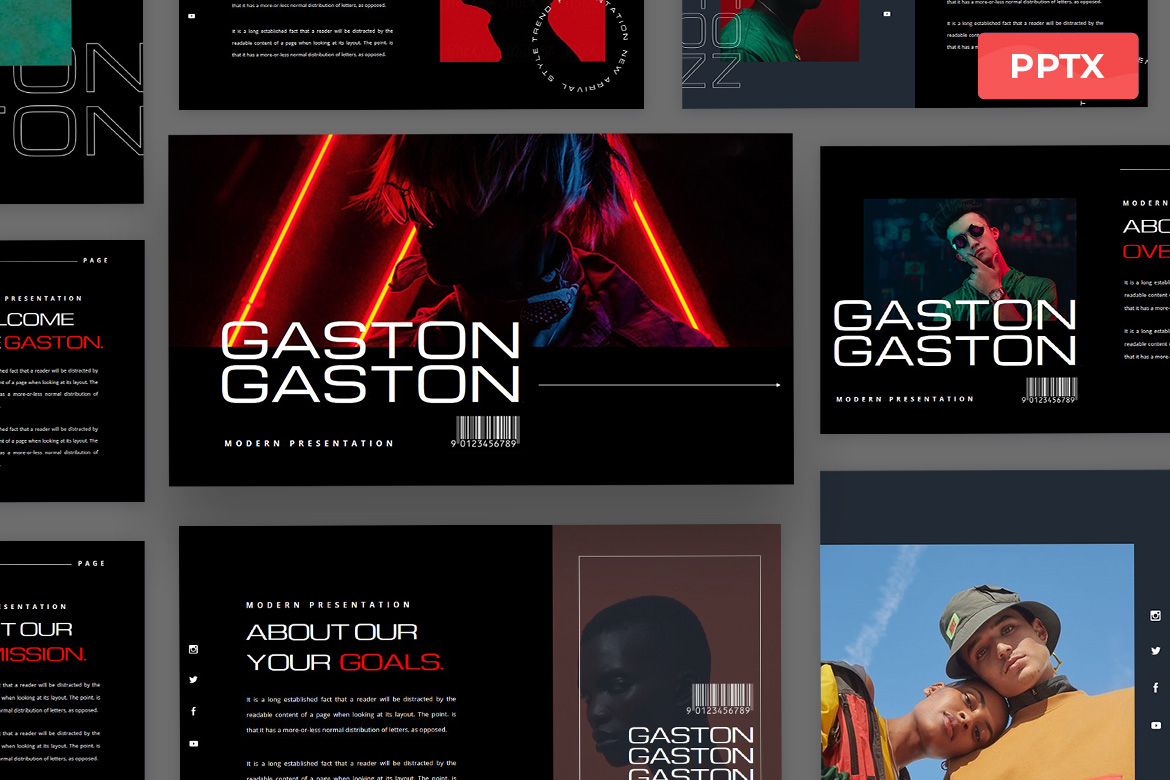 Gaston - Powerpoint Presentation Template