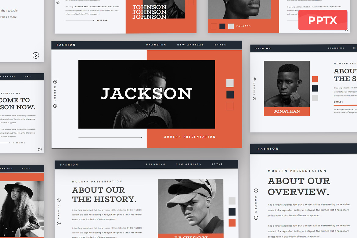 Jackson - Fashion Powerpoint Presentation Template