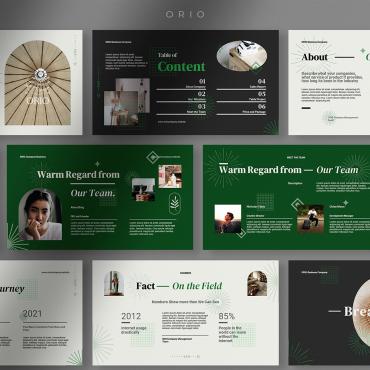 Greenish Company PowerPoint Templates 192547