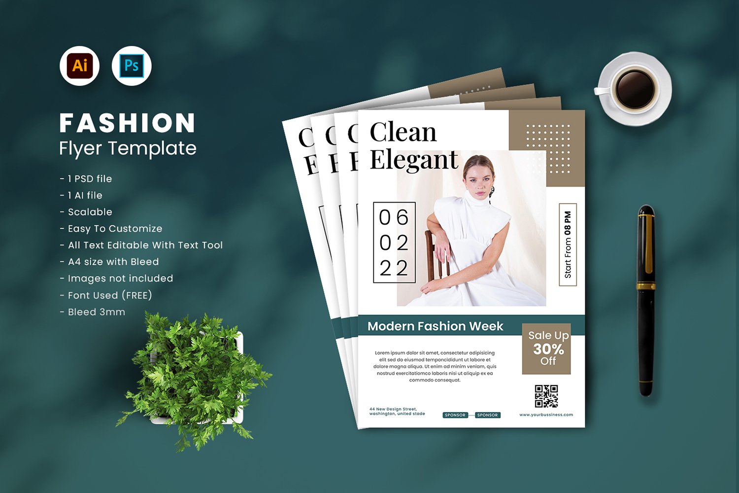 Fashion Flyer Template vol.45