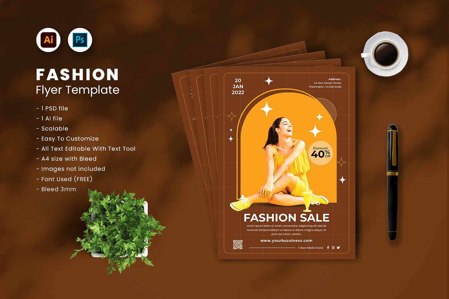 Fashion Flyer Template vol.46