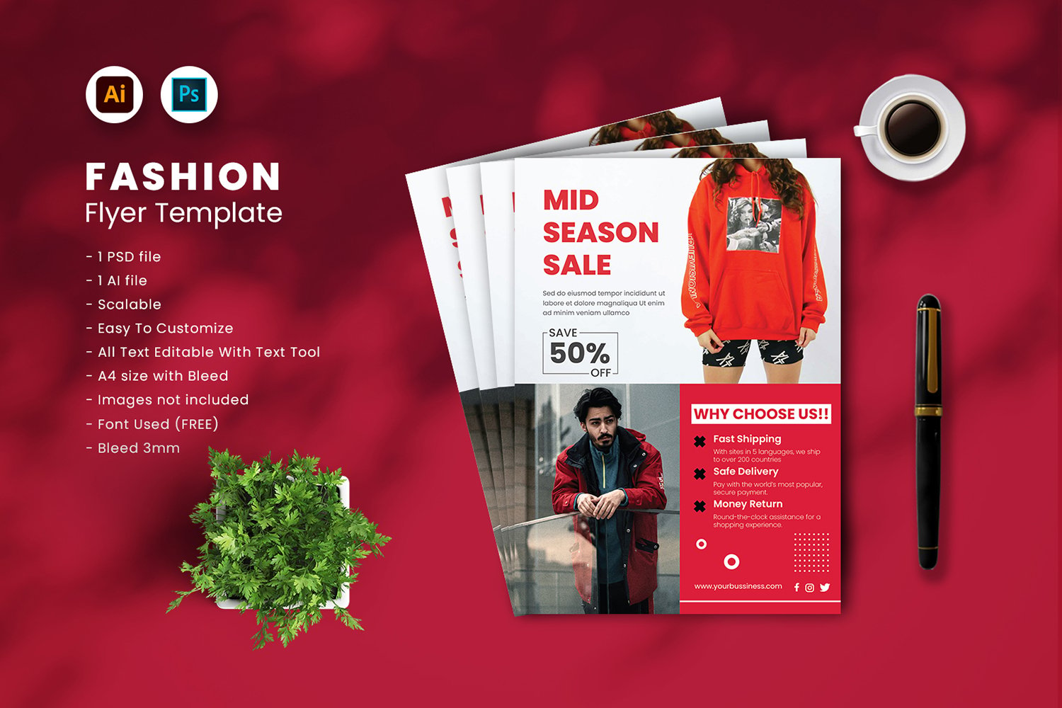 Fashion Flyer Template vol.50