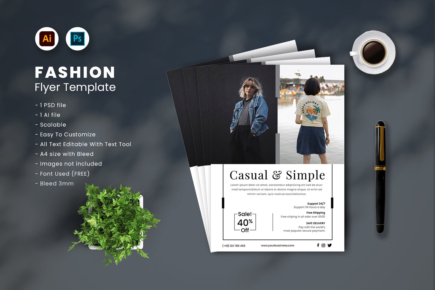 Fashion Flyer Template vol.51