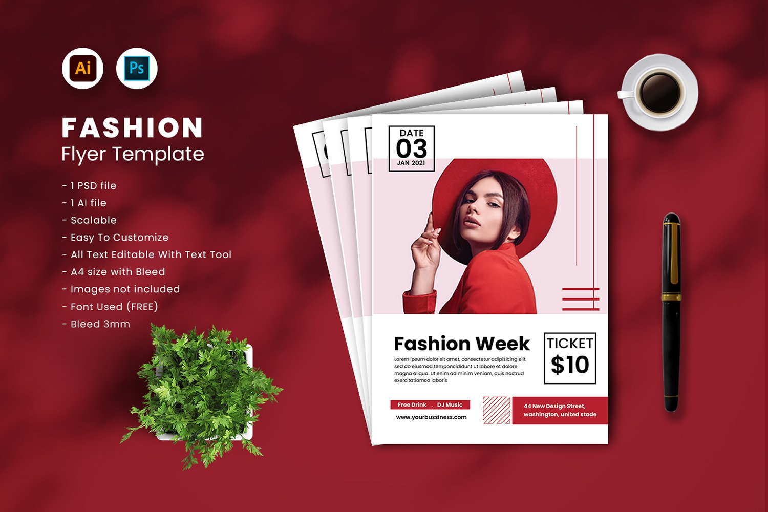 Fashion Flyer Template vol.53