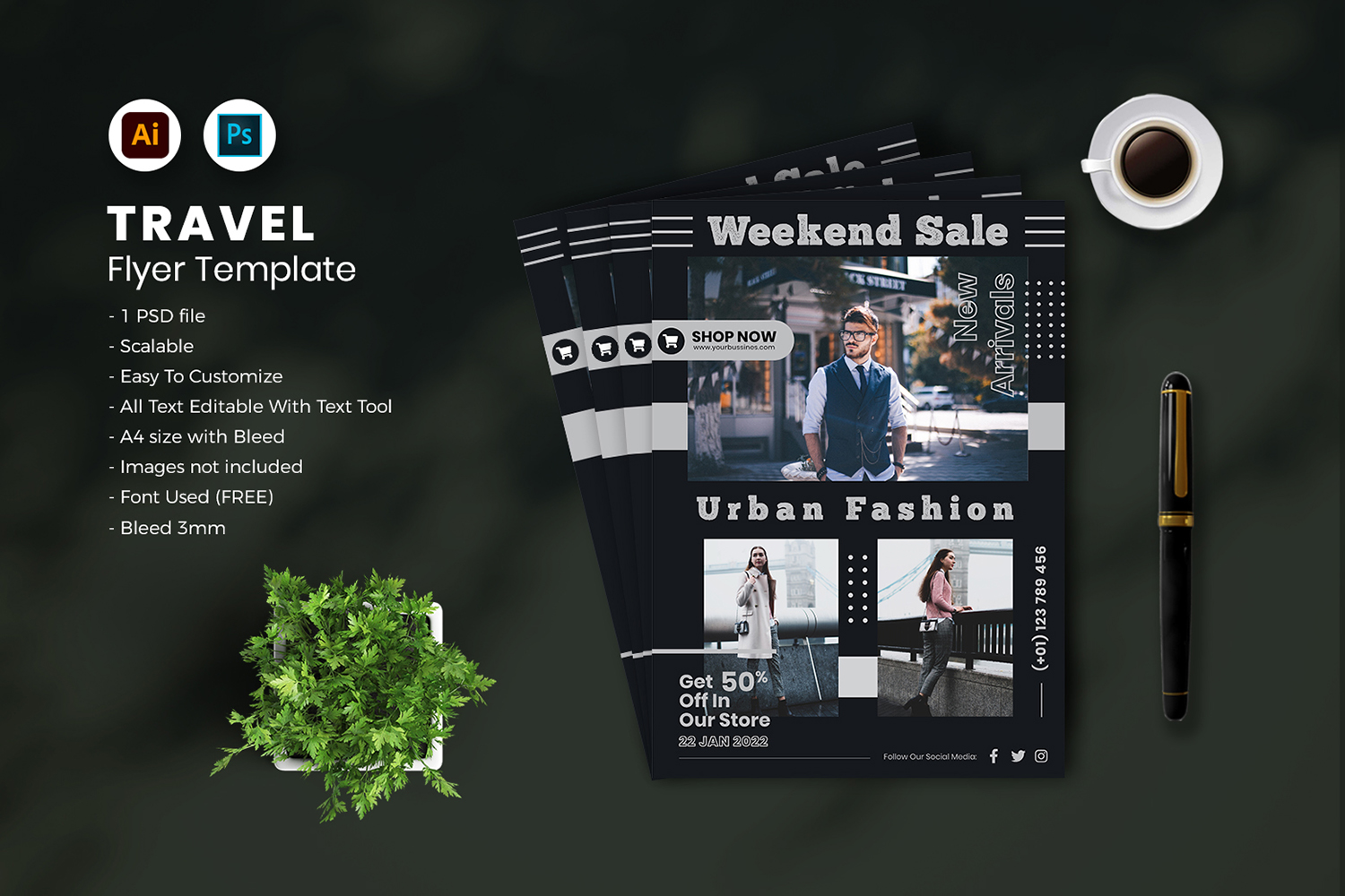 Fashion Flyer Template vol.54