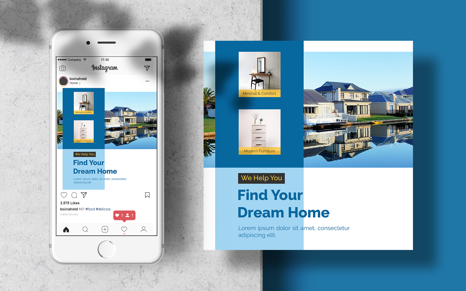 House For Sale Instagram Post Banner Template Social Media