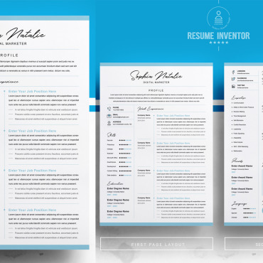 Template Clean Resume Templates 192825