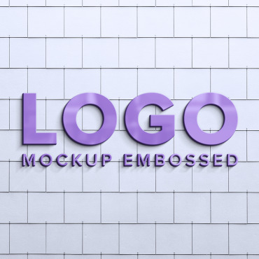 Mockupidentitydisplaysimplestylerealisticglossy3dmockup3dlogopsdphotoshoptypographycompany3d Mockupnewcorporatepurple  192855