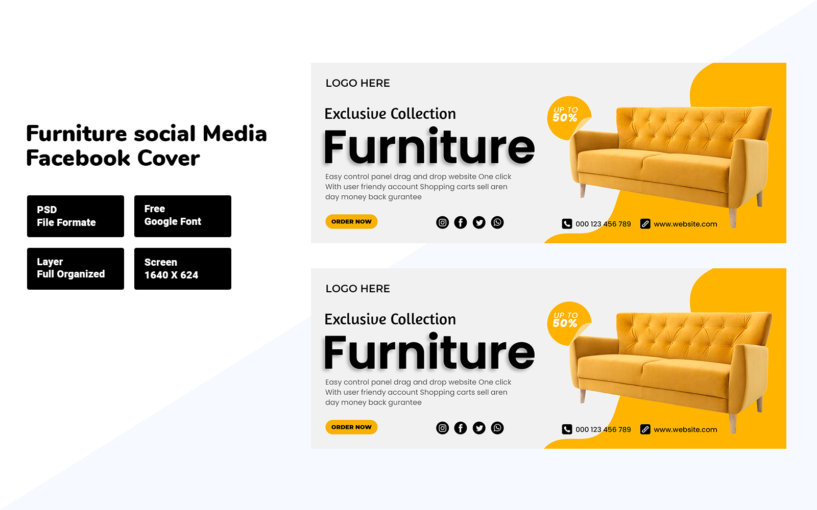 Furniture Social Media Facebook Cover