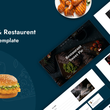 Food Restaurent Responsive Website Templates 193145